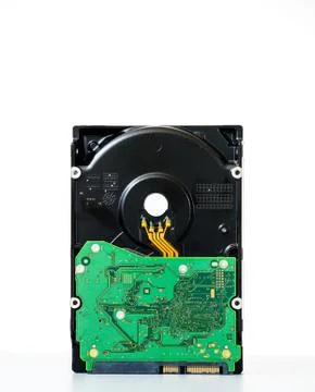 Modern HDD hard disk drive storage computer part Stock Photos