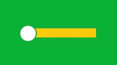 Modern header design element motion graphics animation on green screen backgroun Stock Footage 313673598