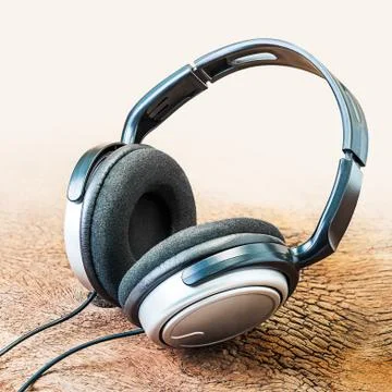 Modern headphone Stock Photos