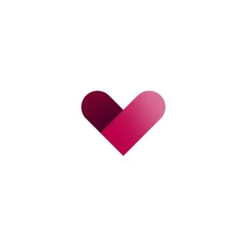 Modern heart Stock Illustration