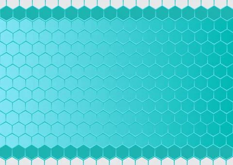 Modern hexagon background. Blue hexagonal background for business presentation. Stock Illustration