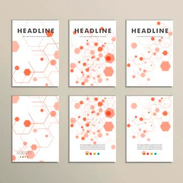 Modern Hexagon Design. Vector background Stock Illustration