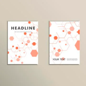 Modern Hexagon Design. Vector background Stock Illustration