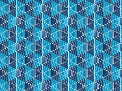 Modern hexagon grid pattern . Stock Illustration