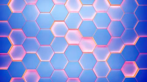 Modern hexagonal background texture pattern. Honeycombs Stock Illustration