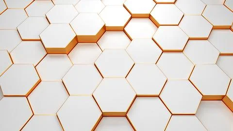 Modern hexagonal background texture pattern. Honeycombs Stock Illustration