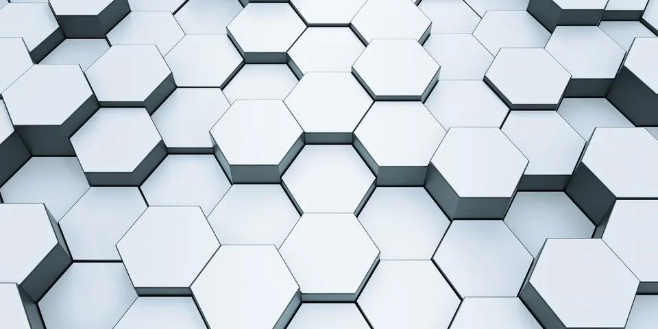 Modern hexagonal background texture pattern. Honeycombs Stock Illustration