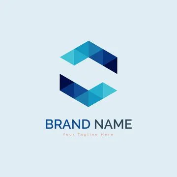 Modern Hexagonal sign colour logo template Stock Illustration