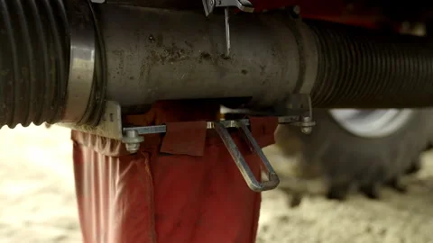 Modern high precision air seeder calibration procedure Stock Footage 305167796