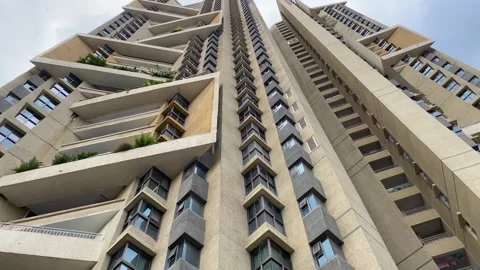 Modern High-rise Skyscraper Video stock 295436379