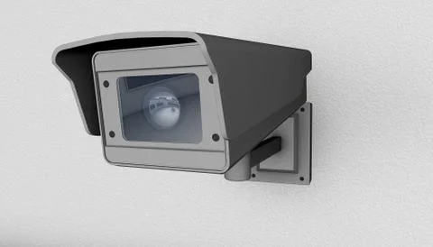 Modern High Security CCTV Camera Stock Illustration