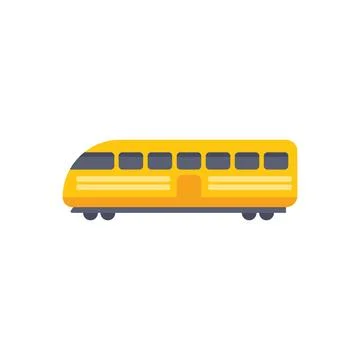 Modern high speed train approaching station platform Stock Illustration