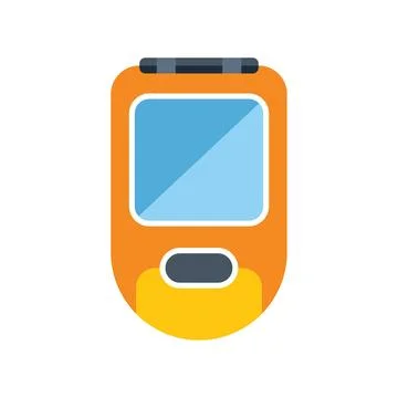 Modern high speed train arriving at station platform public transportation ic Stock Illustration