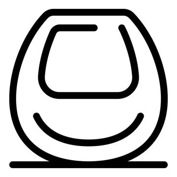 Modern high speed train front view line icon Stock Illustration