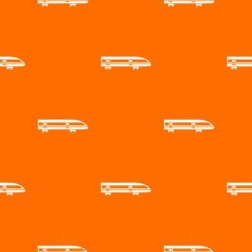 Modern high speed train pattern seamless Stock Illustration