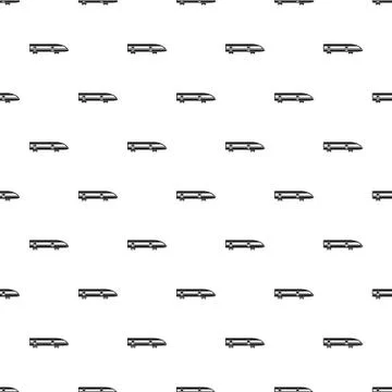 Modern high speed train pattern Stock Illustration