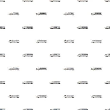 Modern high speed train pattern Illustrazione stock