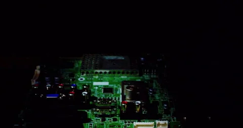 Modern high-tech production. An automated high-precision machine Stock Footage 332993887