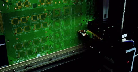 Modern high-tech production. Stock Footage 332989873
