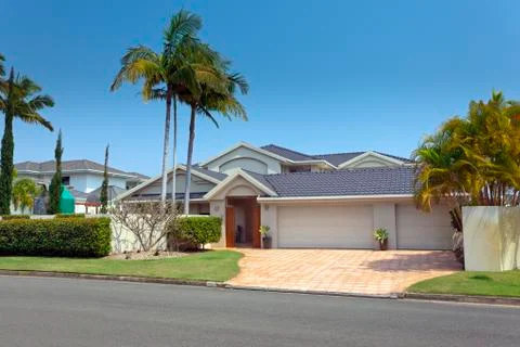 Modern home front Stock Photos