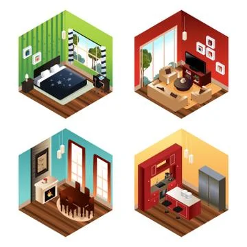 Modern Home Illustrazione stock