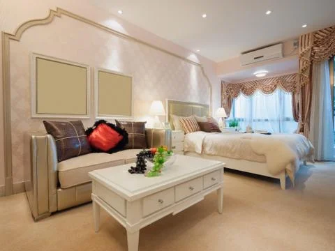Modern home interior Stock Photos