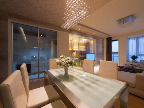 Modern home interior Stock Photos