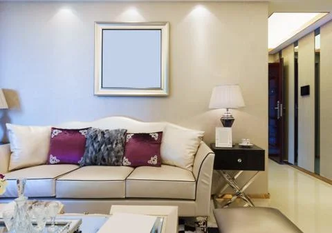 Modern home interior Stock Photos