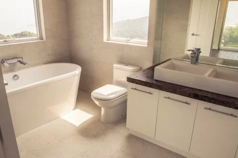 Modern home interior Stock Photos