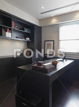 Modern home office Stock-Fotos