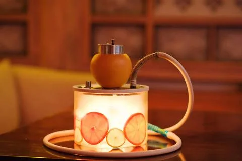 Modern hookah with variable lighting modern hookah with variable lighting ... Stock-Fotos
