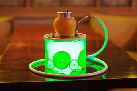Modern hookah with variable lighting modern hookah with variable lighting ... 스톡 사진