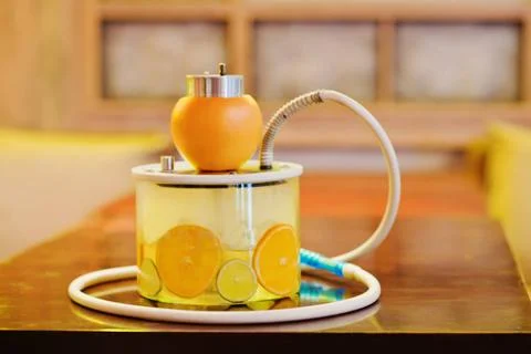 Modern hookah with variable lighting modern hookah with variable lighting ... 스톡 사진