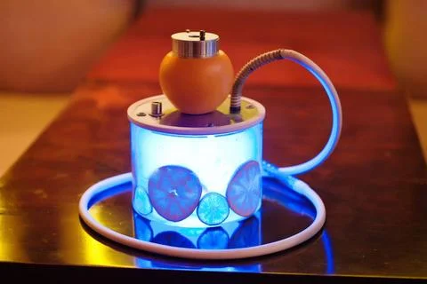 Modern hookah with variable lighting modern hookah with variable lighting ... Stock-Fotos