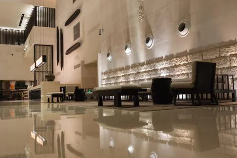 Modern hotel interior Stock Photos
