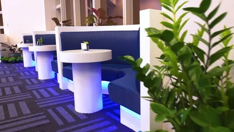 Modern Hotel Lobby 2 Stock Footage 89578864