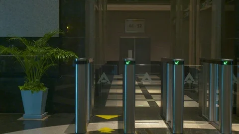 Modern Hotel Lobby Stock Footage 89574718