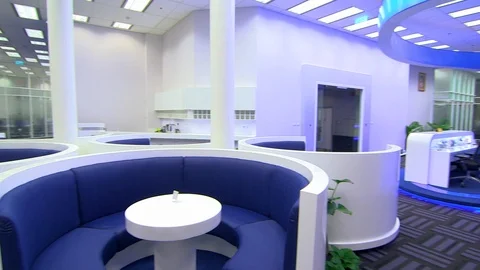 Modern Hotel Lobby Stock Footage 89578463