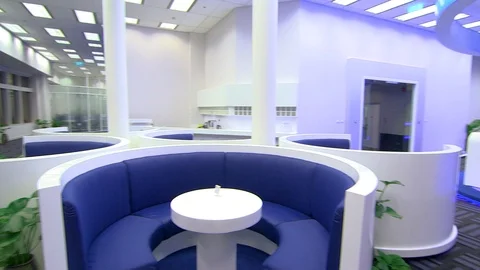 Modern Hotel Lobby Stock Footage 89578485
