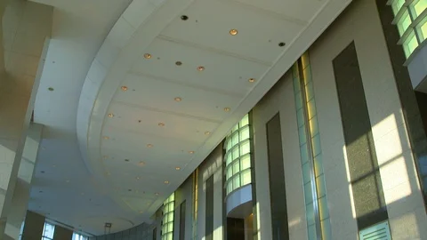 Modern Hotel Lobby Stock Footage 89578631