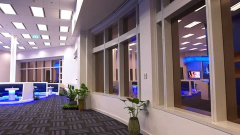 Modern Hotel Lobby Stock Footage 89578715