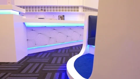 Modern Hotel Lobby Stock Footage 89578838
