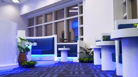 Modern Hotel Lobby Video stock 89578886