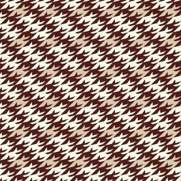 Modern houndstooth seamless pattern Illustrazione stock