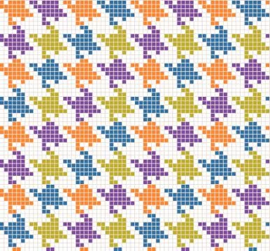 Modern houndstooth texture. Stock-Illustration