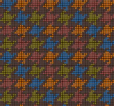 Modern houndstooth texture. Stock Illustration