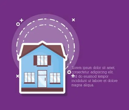 Modern house design Ilustração Stock