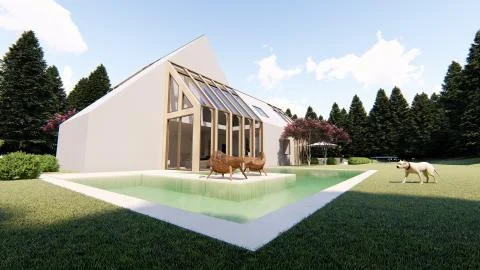 Modern house Stock Illustration