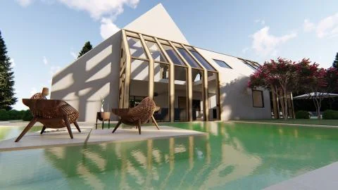 Modern house Stock-Illustration