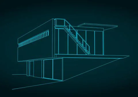 Modern house Stock-Illustration